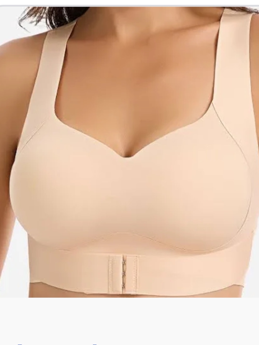 Postural Corrector Seamless Nude Wireless Bra. NIOP